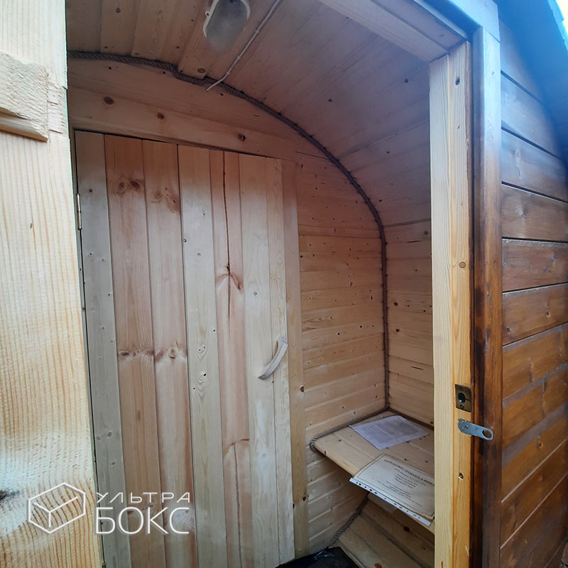 Квадро-Баня 3x2,2 м, топка с улицы +ДОПЫ: печь на дровах «Рада-L», деревянный козырек с мягкой кровлей над порталом — изображение 12
