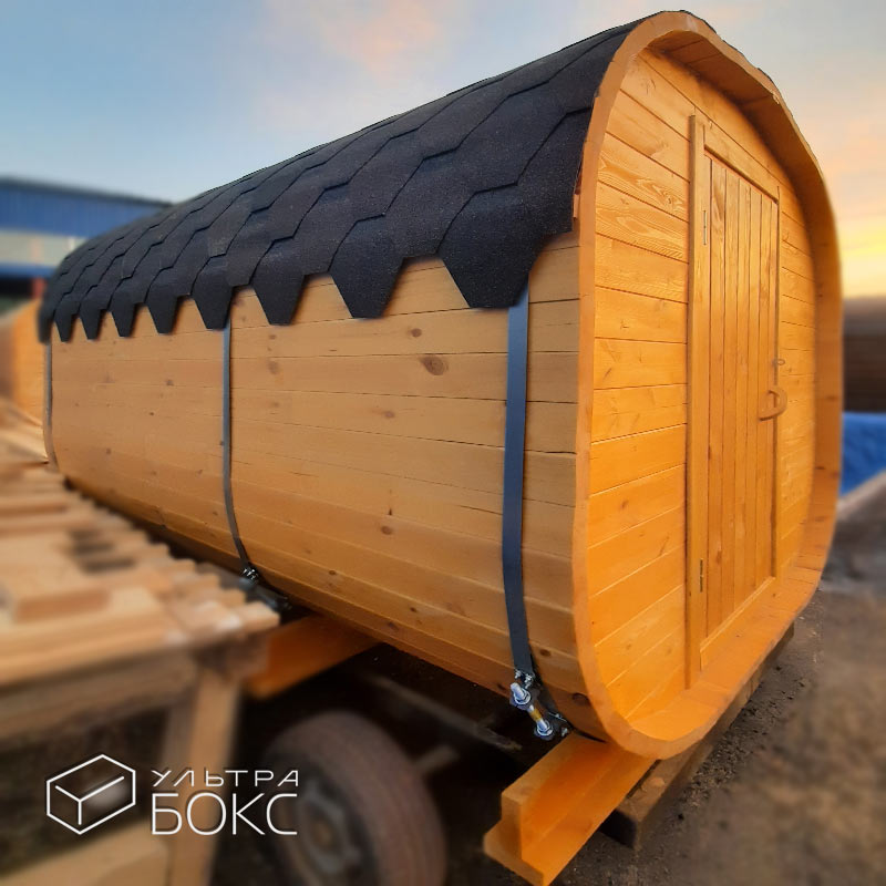 Квадро-баня дверь стеклянная 300 х 220 см +ДОПЫ: дверь внутри стеклянная, топка в предбаннике печь "Везувий Лава", Ель / Кедр — изображение 12