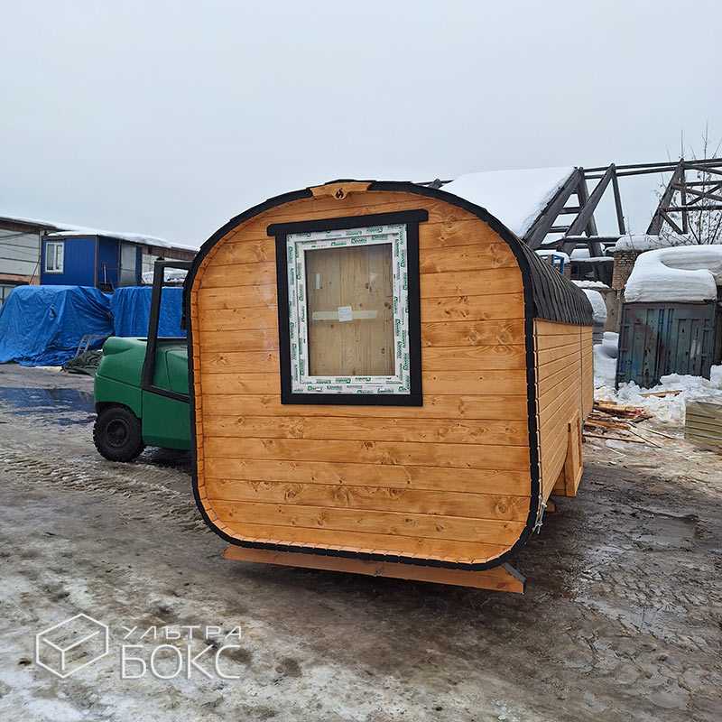 Квадро-Баня 4х2,2х2,2 м топка в прихожей +ДОПЫ: угловой 3-й полок нижний в парной, печь на дровах «Везувий», декоративный портал топки под кирпич — изображение 11